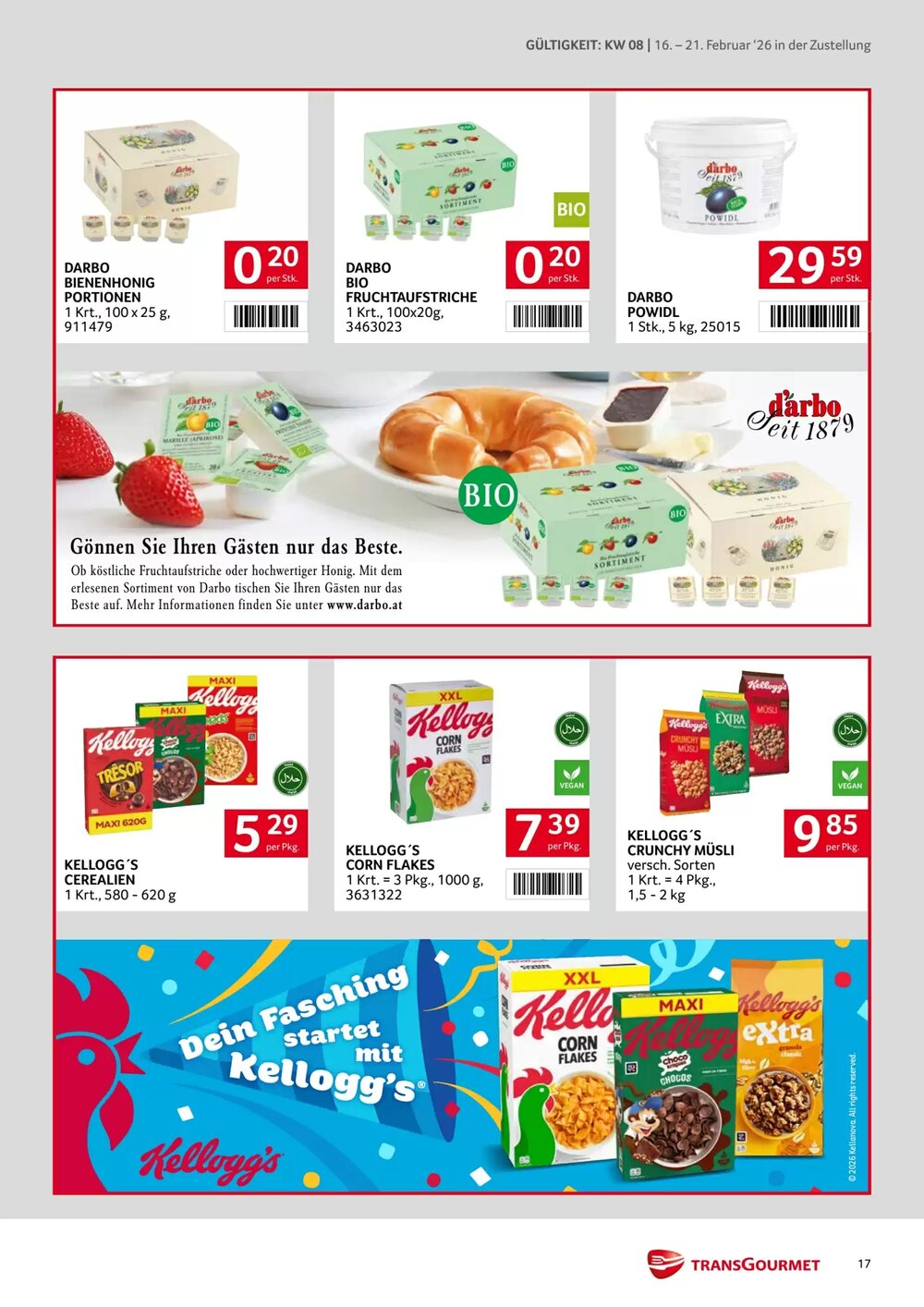 Transgourmet Flugblatt (ab 16.02.2026) - Angebote und Prospekt - Seite 17
