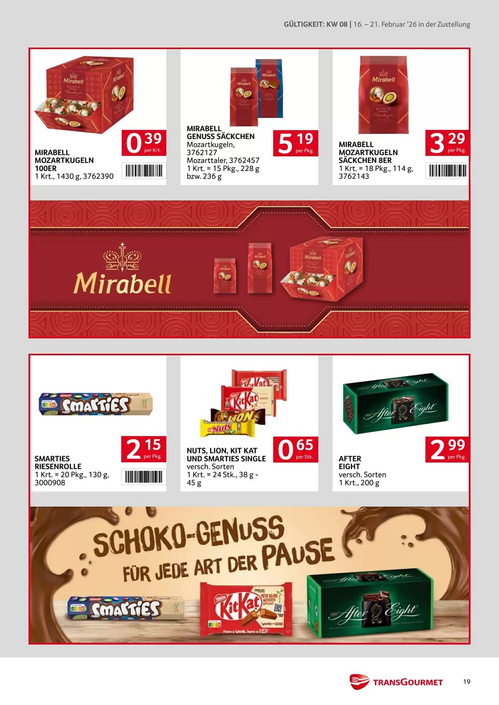 Transgourmet Flugblatt (ab 16.02.2026) - Angebote und Prospekt - Seite 19