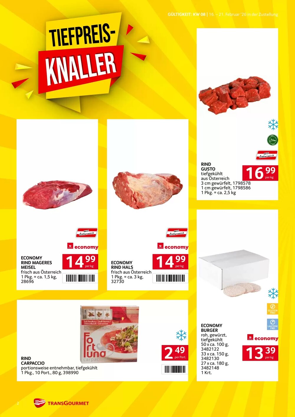 Transgourmet Flugblatt (ab 16.02.2026) - Angebote und Prospekt - Seite 2