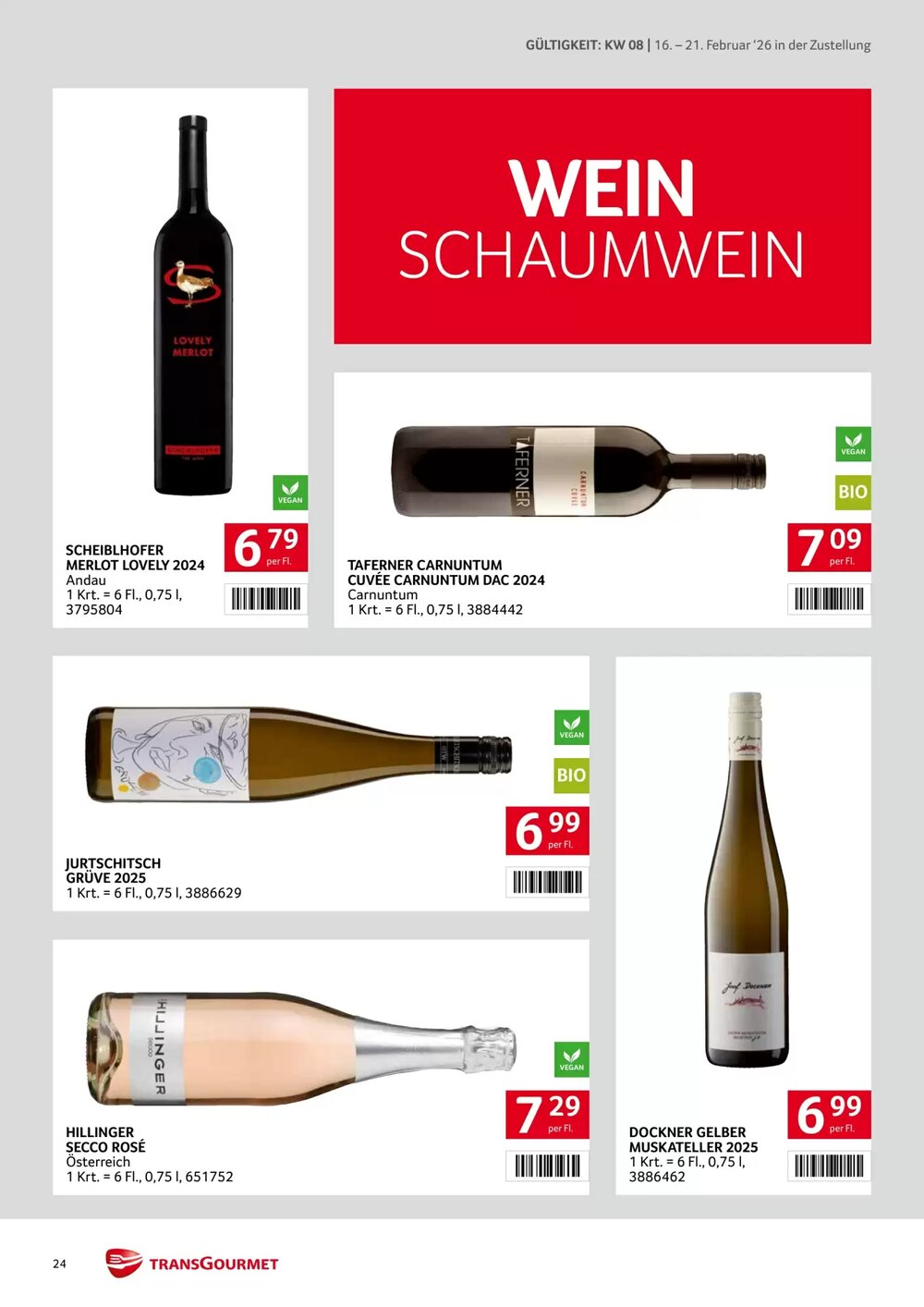 Transgourmet Flugblatt (ab 16.02.2026) - Angebote und Prospekt - Seite 24