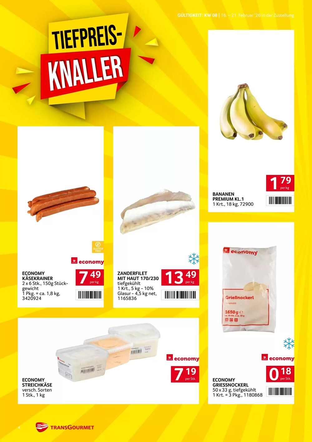 Transgourmet Flugblatt (ab 16.02.2026) - Angebote und Prospekt - Seite 4