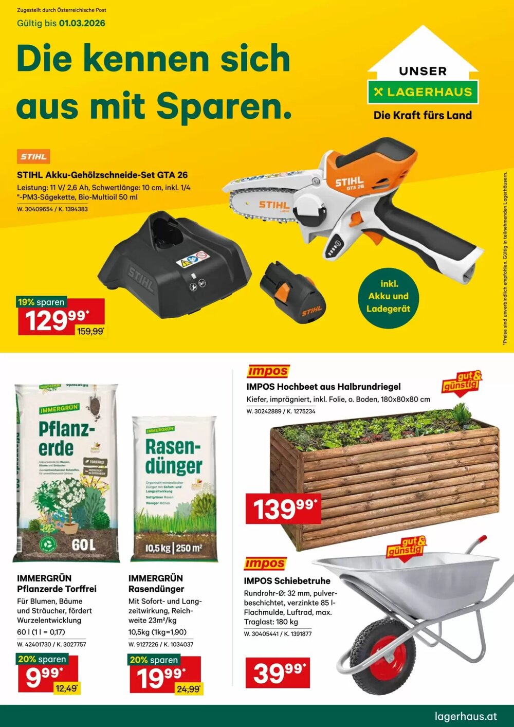 Lagerhaus Flugblatt (ab 16.02.2026) - Angebote und Prospekt - Seite 1