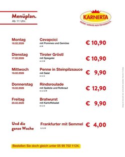 Karnerta Flugblatt (ab 16.02.2026) - Angebote und Prospekt