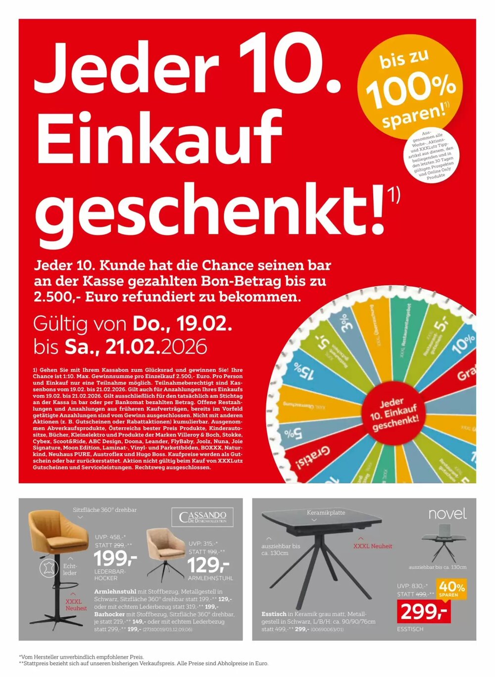 XXXLutz Flugblatt (ab 17.02.2026) - Angebote und Prospekt - Seite 2