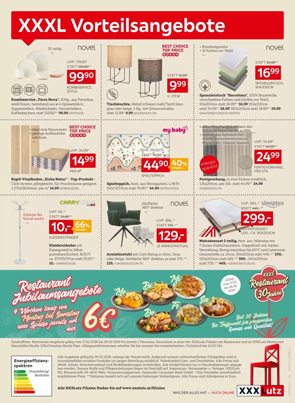 XXXLutz Flugblatt (ab 17.02.2026) - Angebote und Prospekt - Seite 24