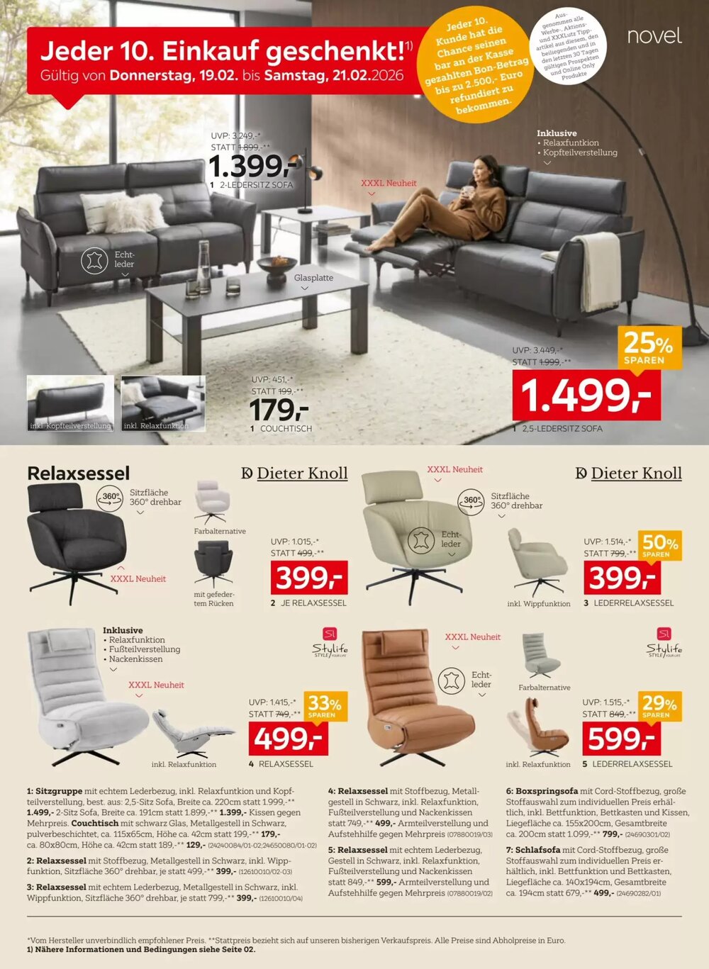 XXXLutz Flugblatt (ab 17.02.2026) - Angebote und Prospekt - Seite 8