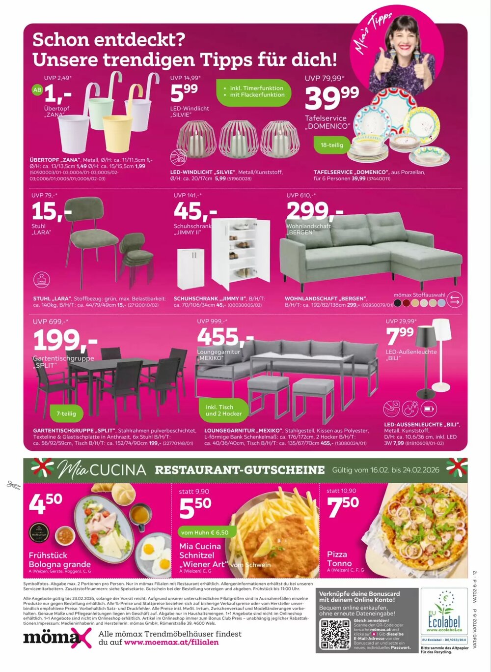 Mömax Flugblatt (ab 17.02.2026) - Angebote und Prospekt - Seite 12