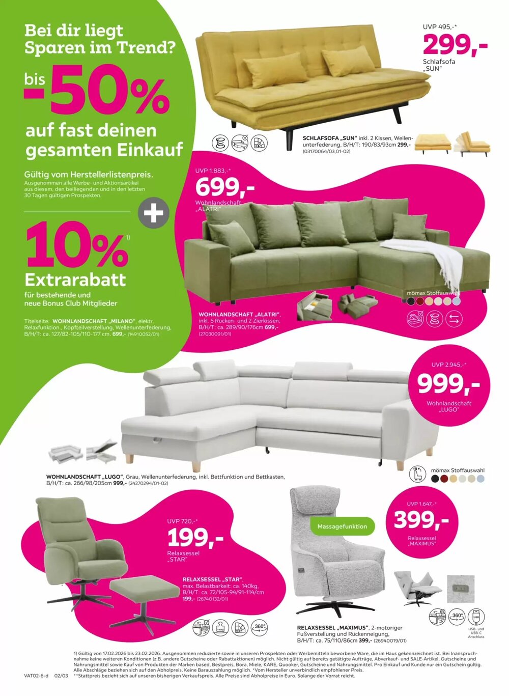 Mömax Flugblatt (ab 17.02.2026) - Angebote und Prospekt - Seite 2