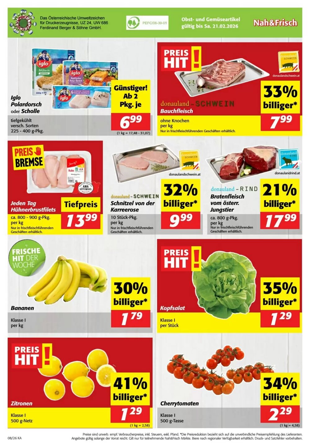 Nah&Frisch Flugblatt (ab 18.02.2026) - Angebote und Prospekt - Seite 8