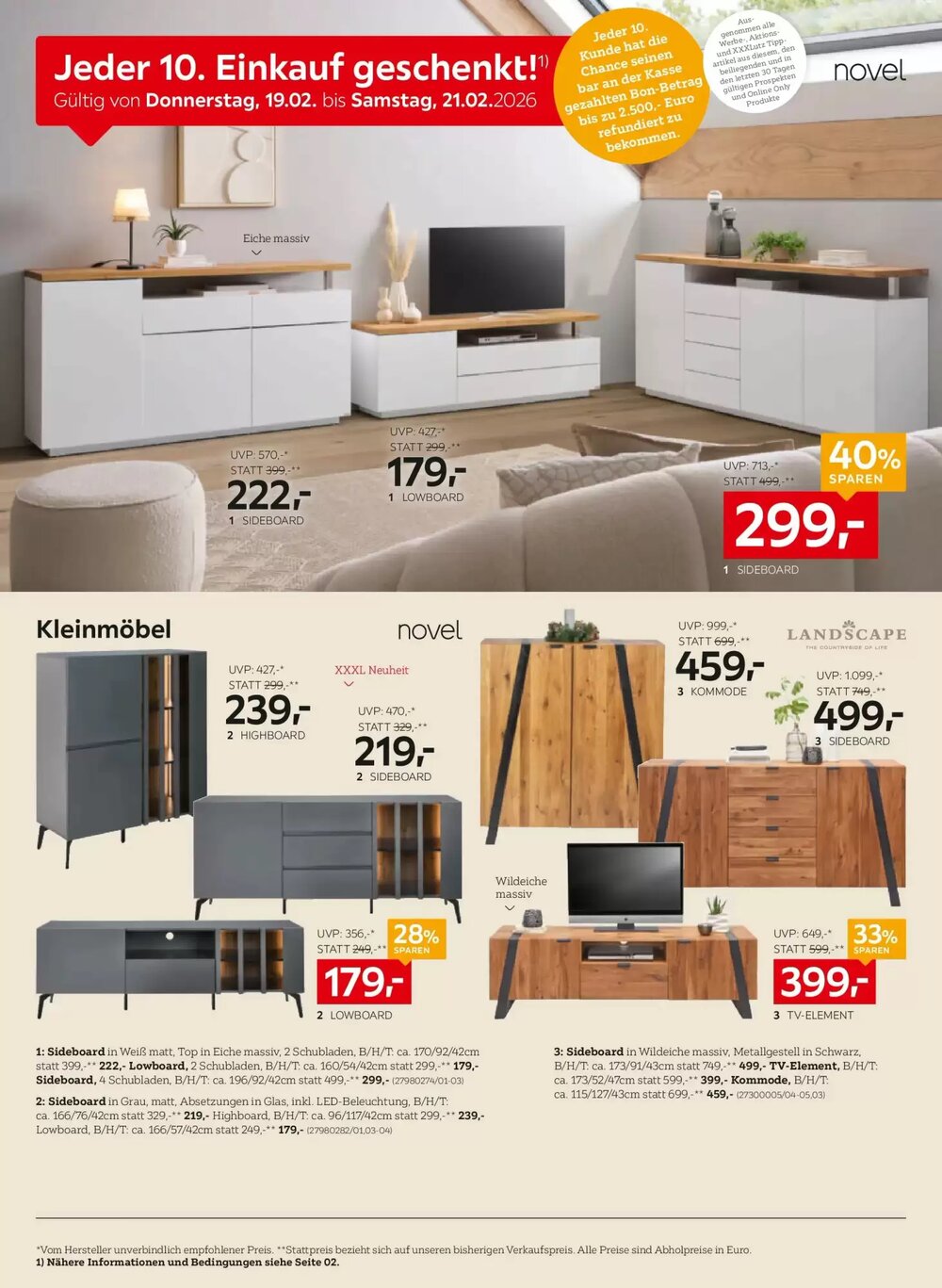 XXXLutz Flugblatt (ab 18.02.2026) - Angebote und Prospekt - Seite 14