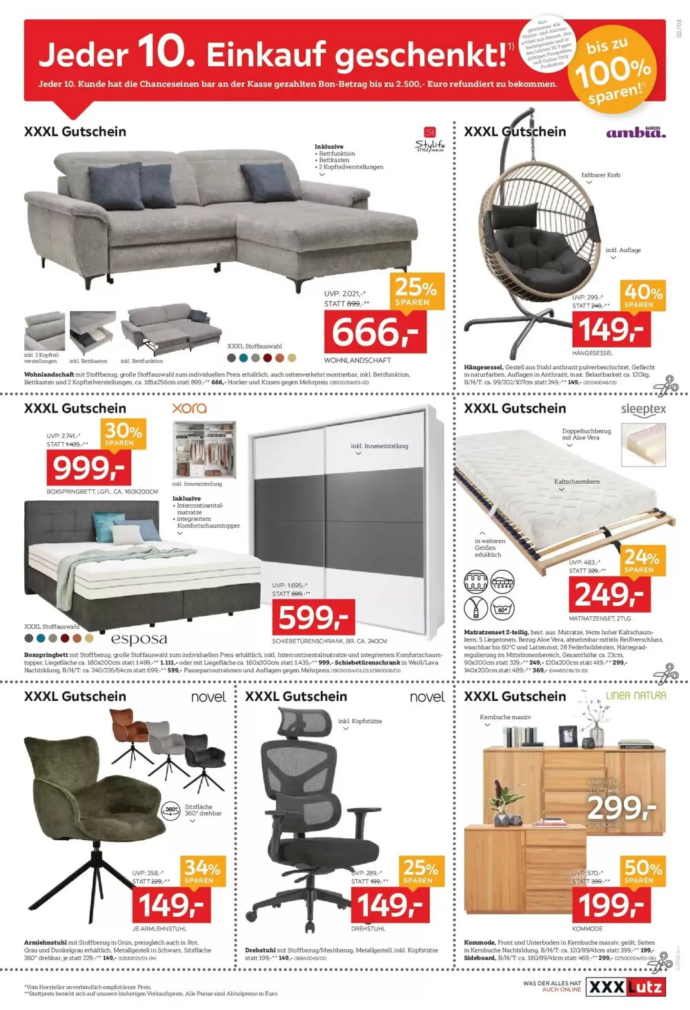 XXXLutz Flugblatt (ab 18.02.2026) - Angebote und Prospekt - Seite 3