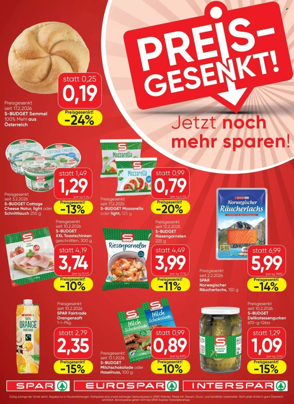 Eurospar Flugblatt (ab 18.02.2026) - Angebote und Prospekt - Seite 1