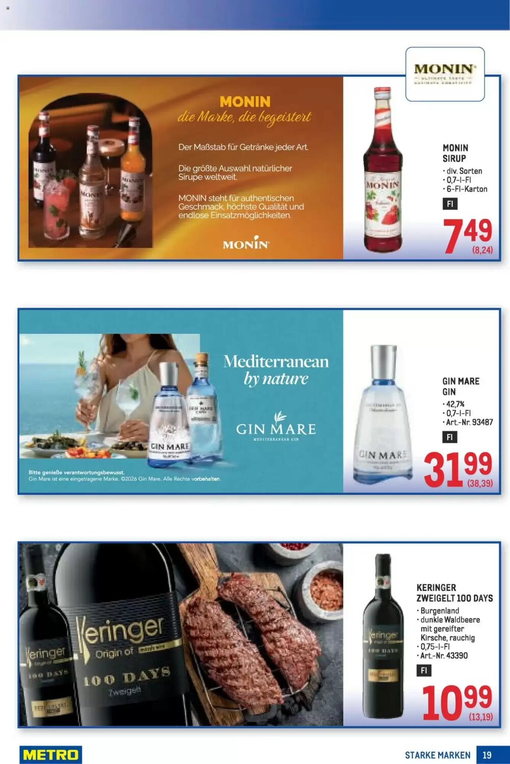 Metro Flugblatt (ab 19.02.2026) - Angebote und Prospekt - Seite 19