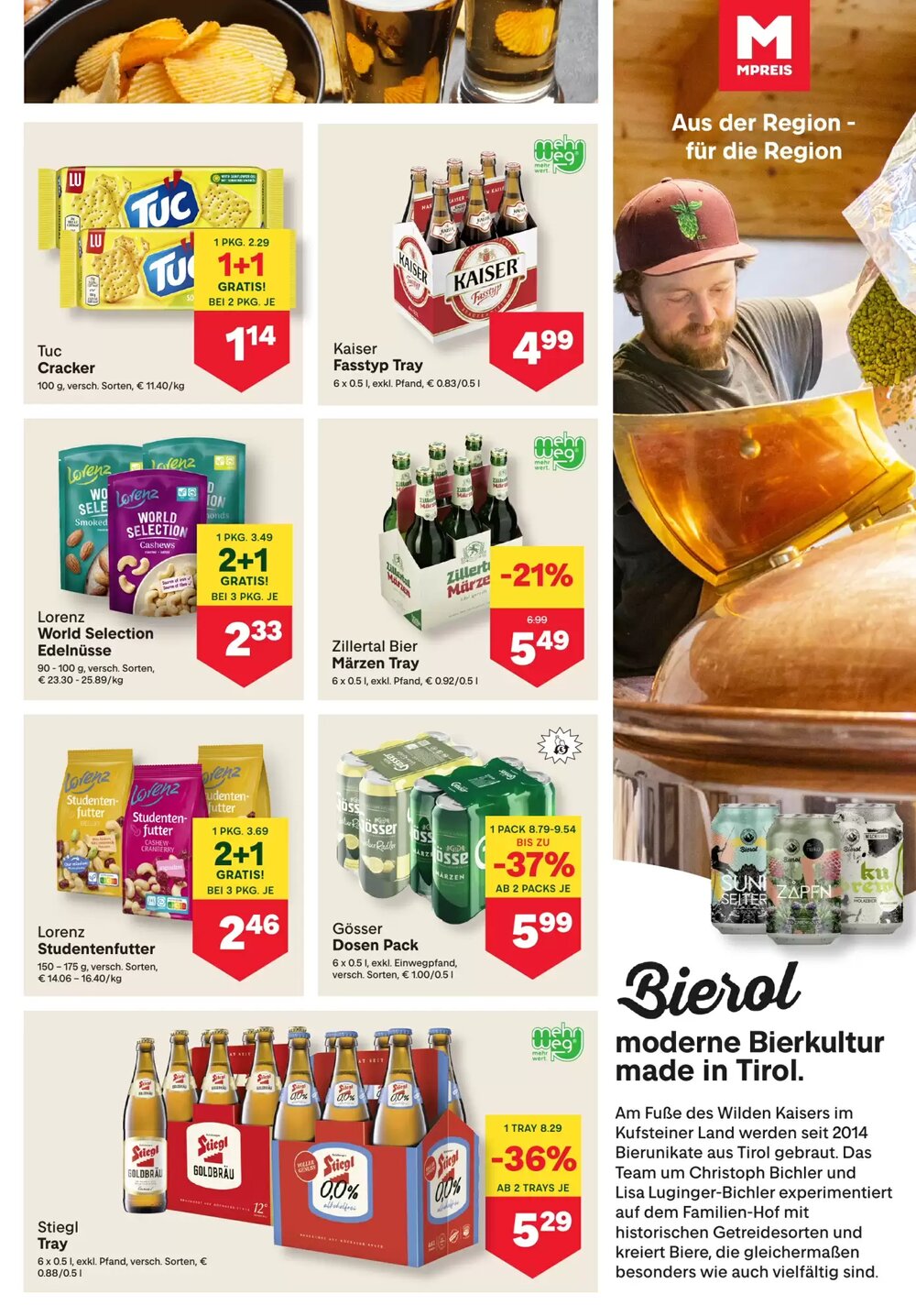 MPreis Flugblatt (ab 19.02.2026) - Angebote und Prospekt - Seite 13