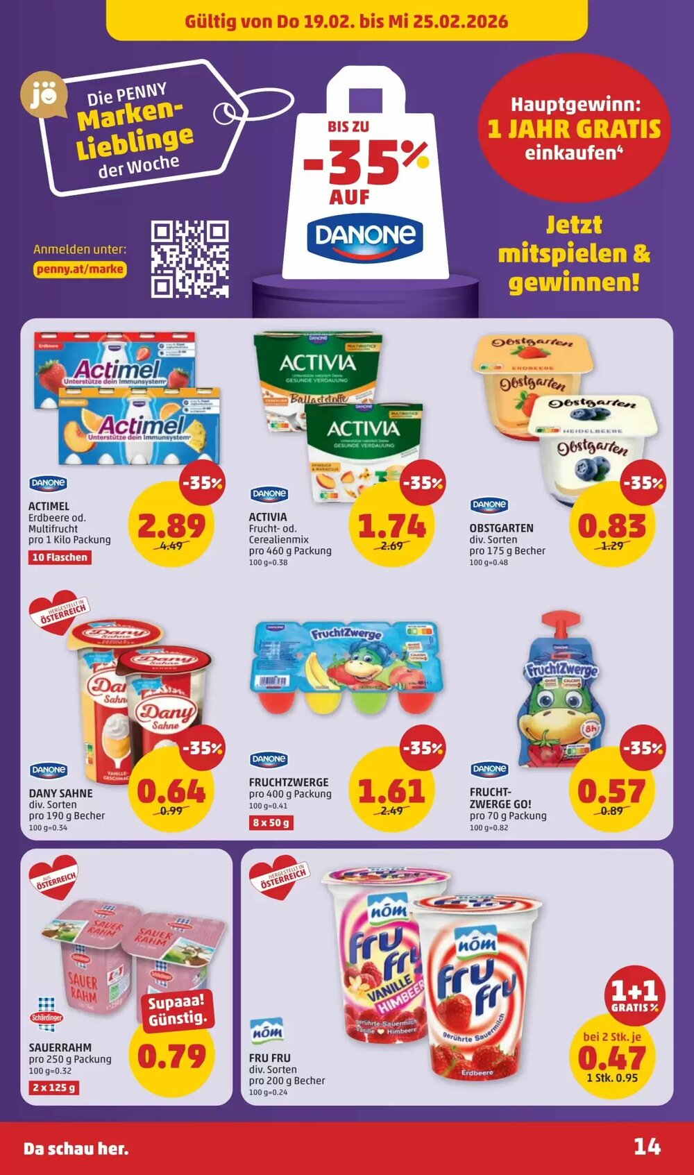 PENNY Flugblatt (ab 19.02.2026) - Angebote und Prospekt - Seite 14