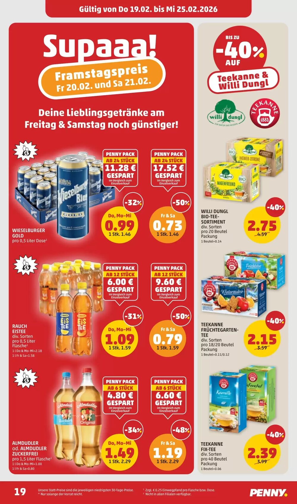 PENNY Flugblatt (ab 19.02.2026) - Angebote und Prospekt - Seite 19