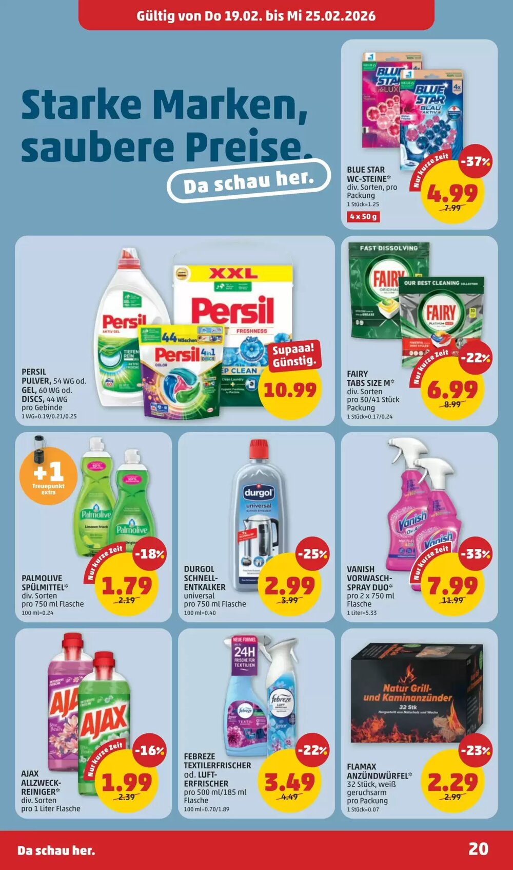 PENNY Flugblatt (ab 19.02.2026) - Angebote und Prospekt - Seite 20