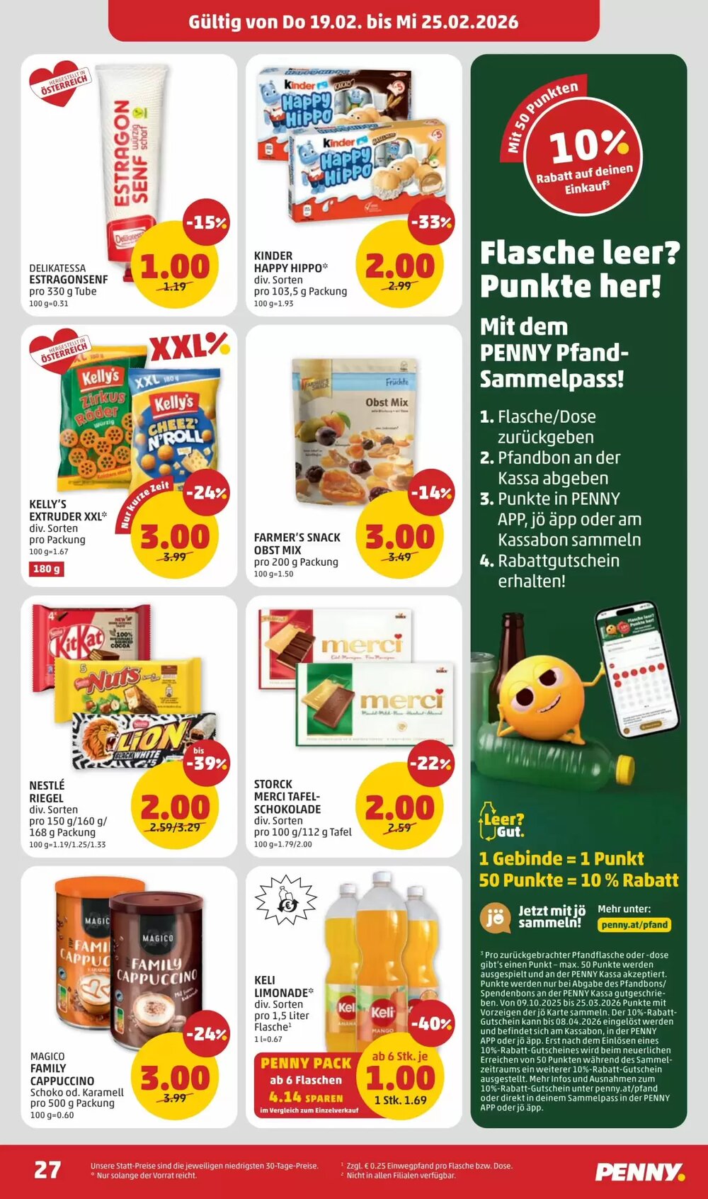 PENNY Flugblatt (ab 19.02.2026) - Angebote und Prospekt - Seite 27