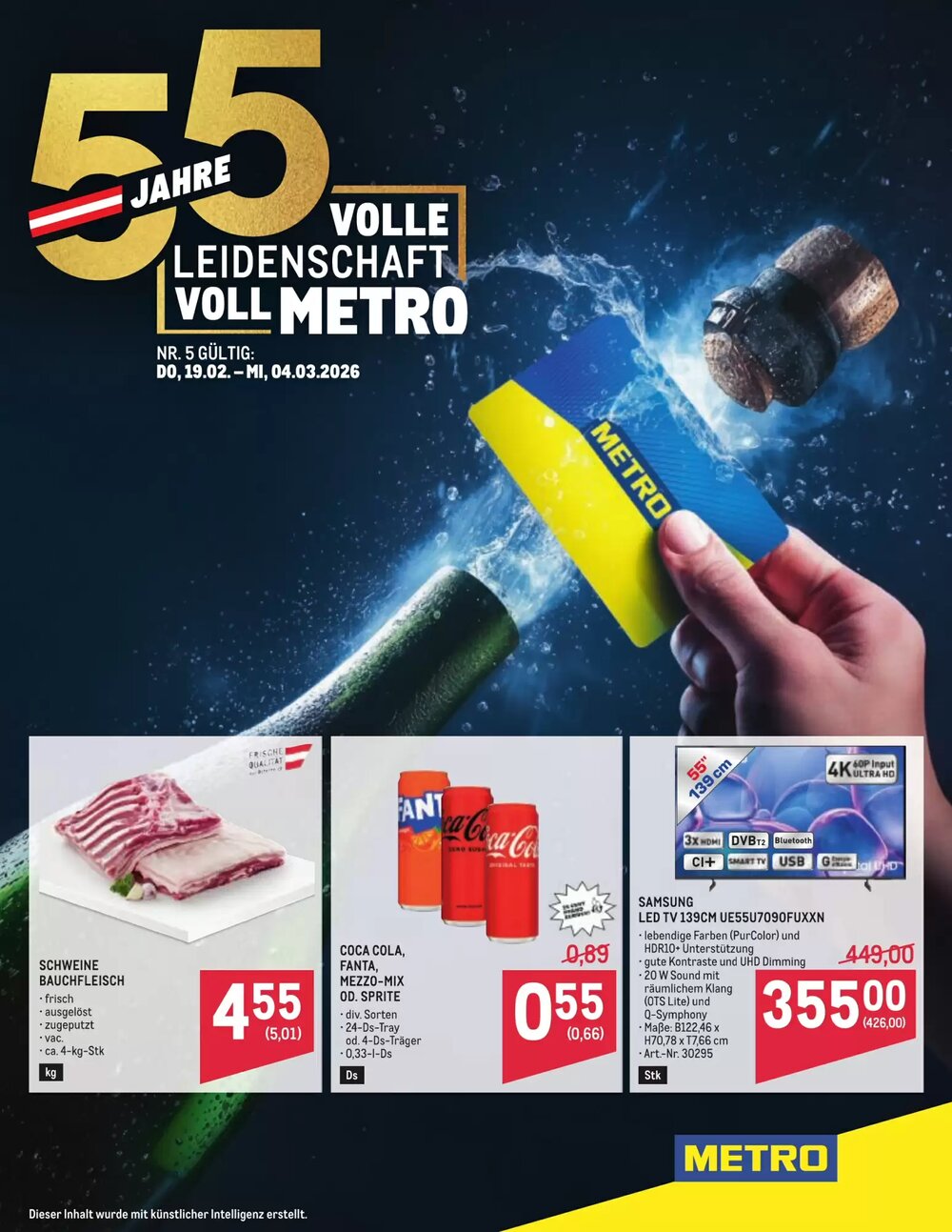 Metro Flugblatt (ab 19.02.2026) - Angebote und Prospekt - Seite 1