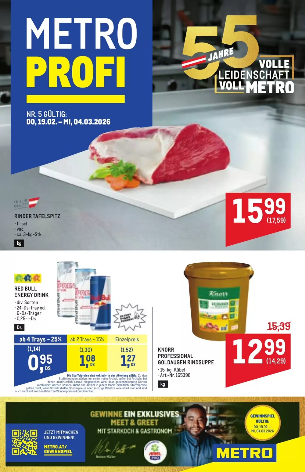 Metro Flugblatt (ab 19.02.2026) - Angebote und Prospekt - Seite 1