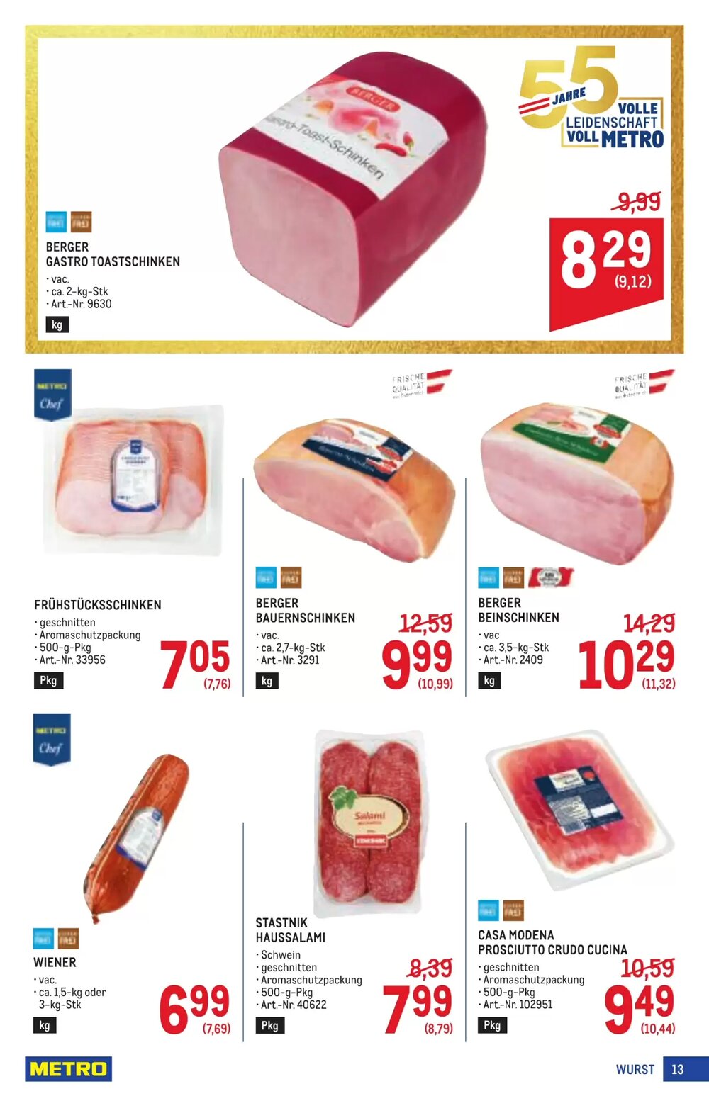 Metro Flugblatt (ab 19.02.2026) - Angebote und Prospekt - Seite 13