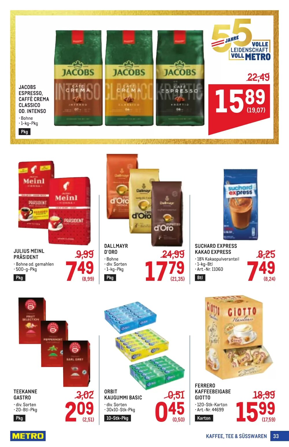 Metro Flugblatt (ab 19.02.2026) - Angebote und Prospekt - Seite 33