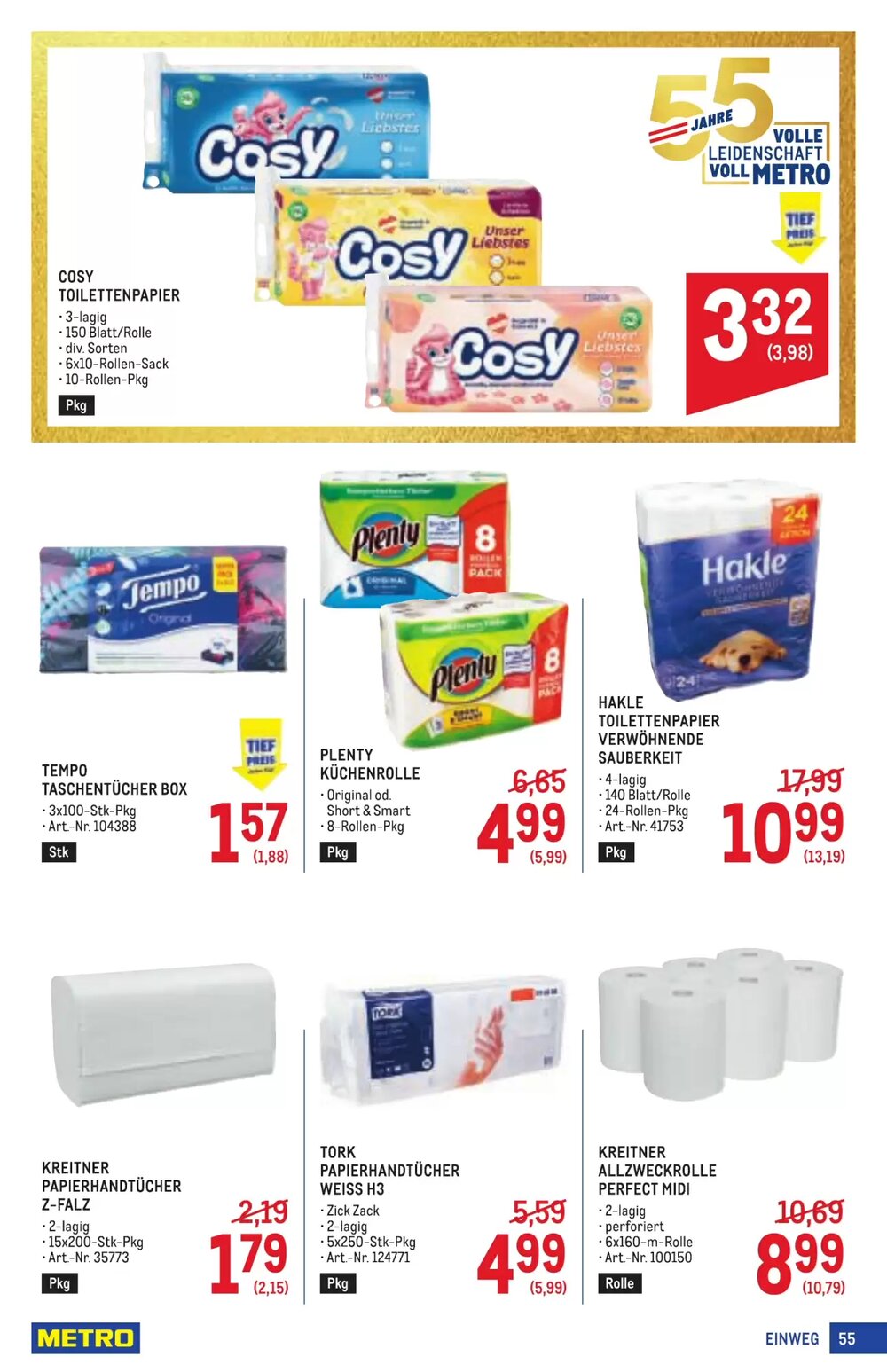 Metro Flugblatt (ab 19.02.2026) - Angebote und Prospekt - Seite 55