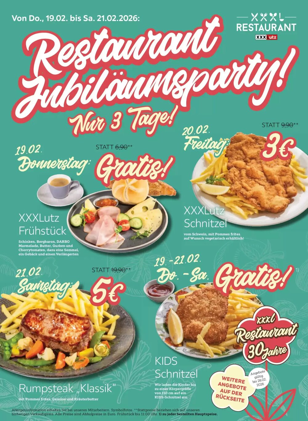 XXXLutz Flugblatt (ab 19.02.2026) - Angebote und Prospekt - Seite 1