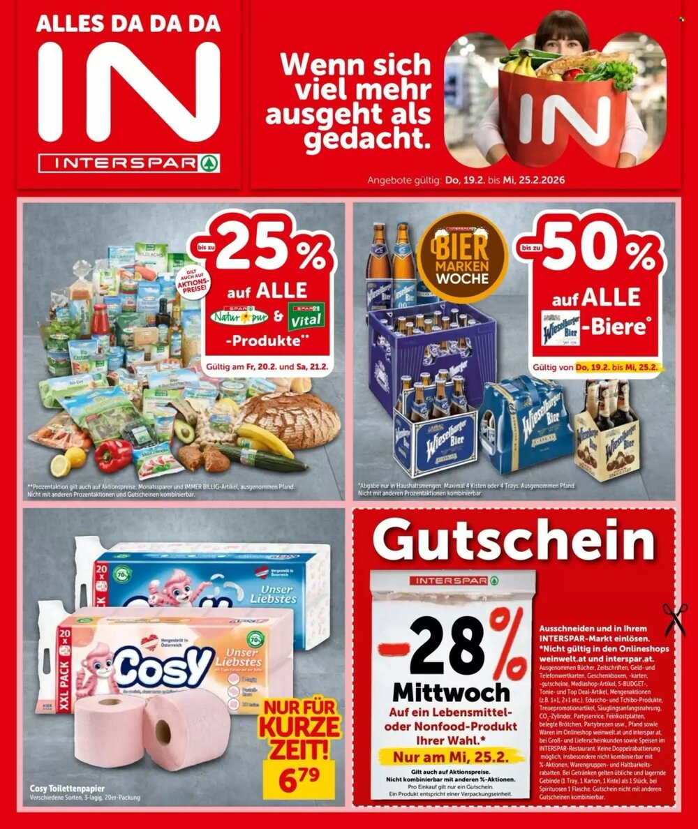Interspar Flugblatt (ab 19.02.2026) - Angebote und Prospekt - Seite 1