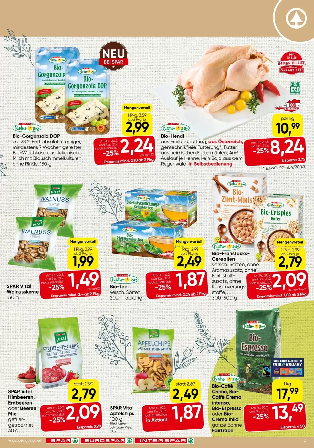 Spar Flugblatt (ab 19.02.2026) - Angebote und Prospekt - Seite 3