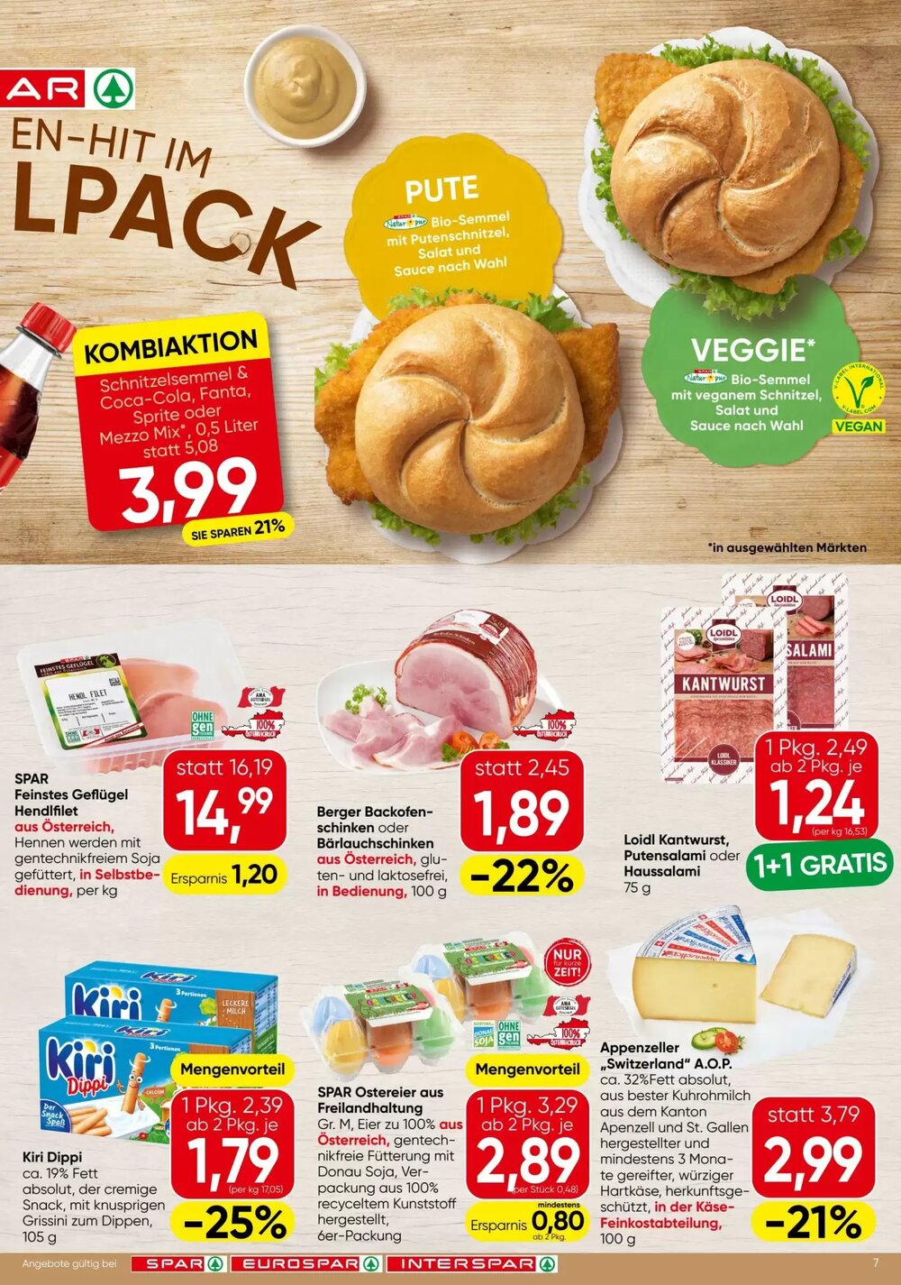 Spar Flugblatt (ab 19.02.2026) - Angebote und Prospekt - Seite 7