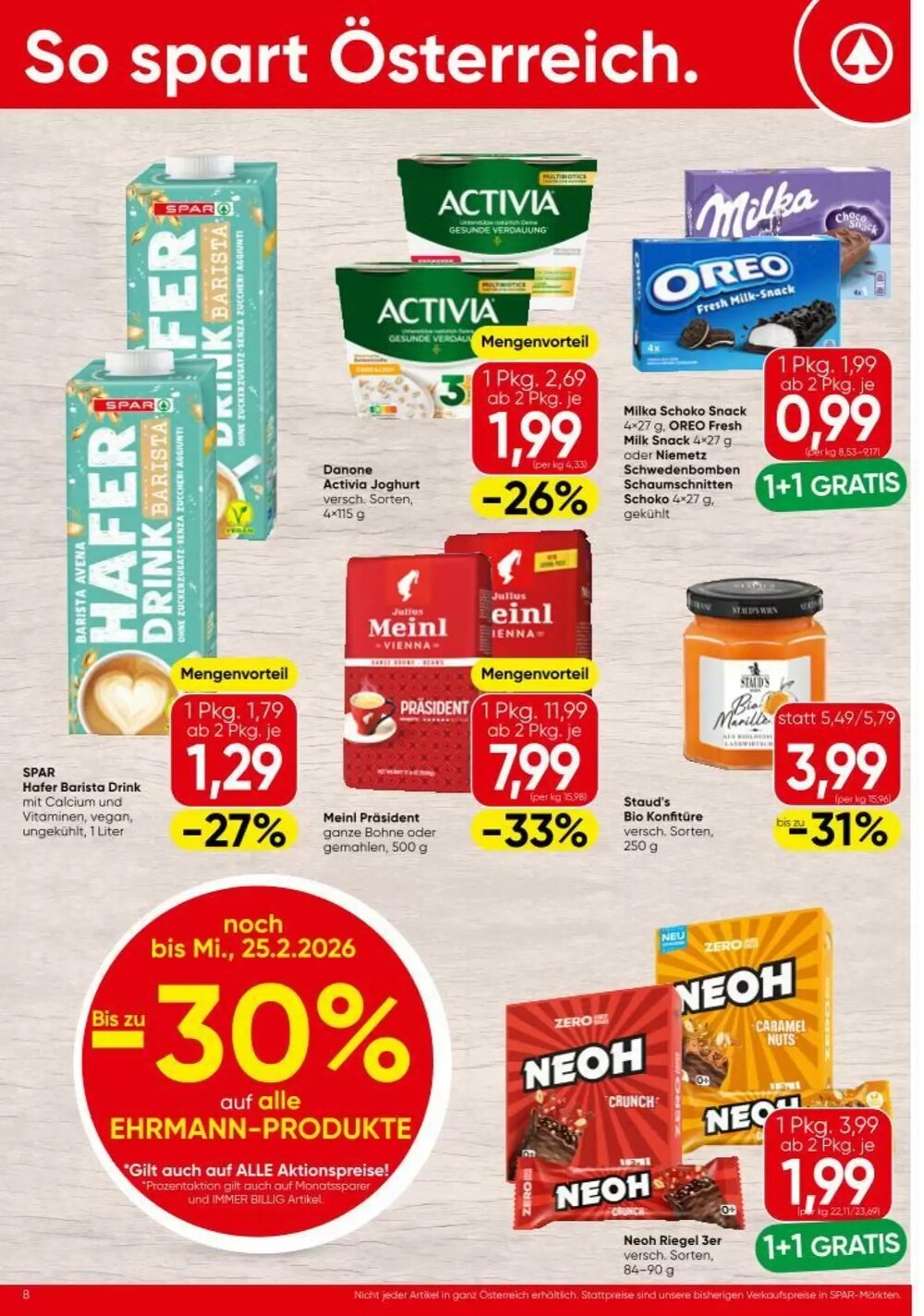 Eurospar Flugblatt (ab 19.02.2026) - Angebote und Prospekt - Seite 8