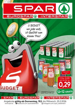Spar Flugblatt (ab 19.02.2026) - Angebote und Prospekt