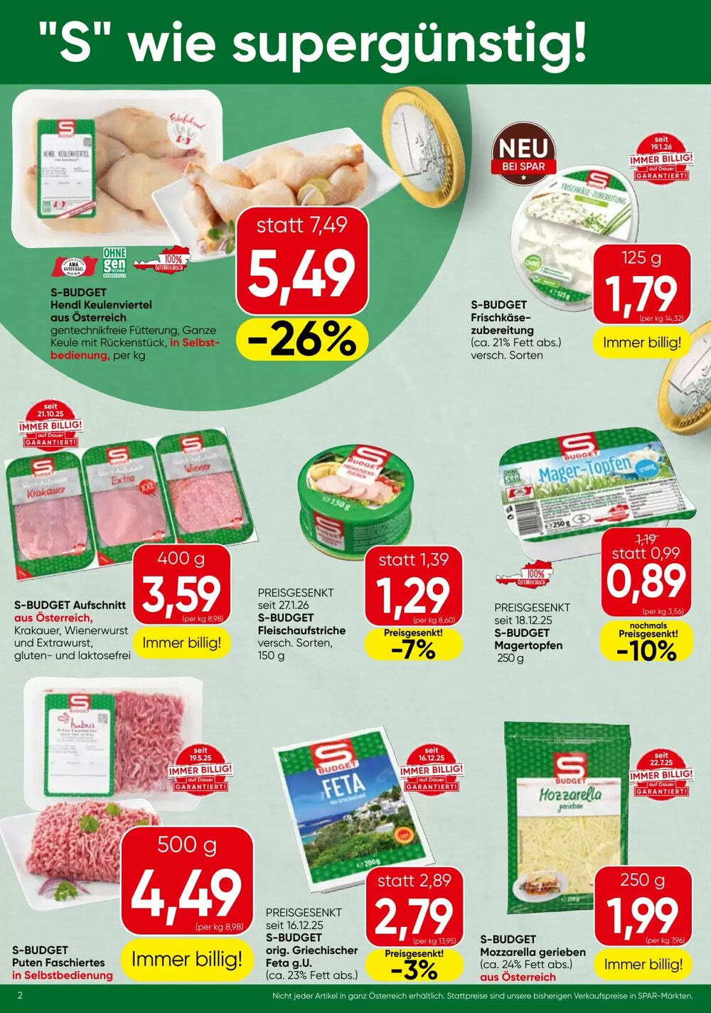 Spar Flugblatt (ab 19.02.2026) - Angebote und Prospekt - Seite 2