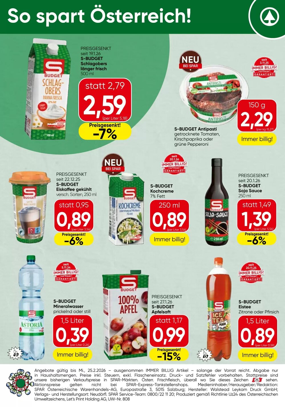 Spar Flugblatt (ab 19.02.2026) - Angebote und Prospekt - Seite 4