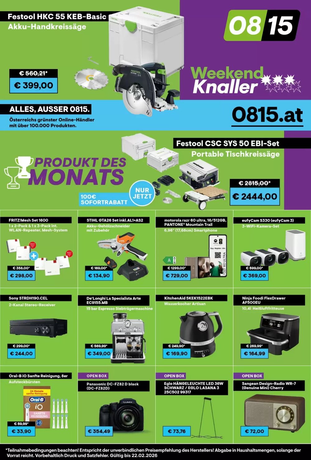 0815 Flugblatt (ab 19.02.2026) - Angebote und Prospekt - Seite 1