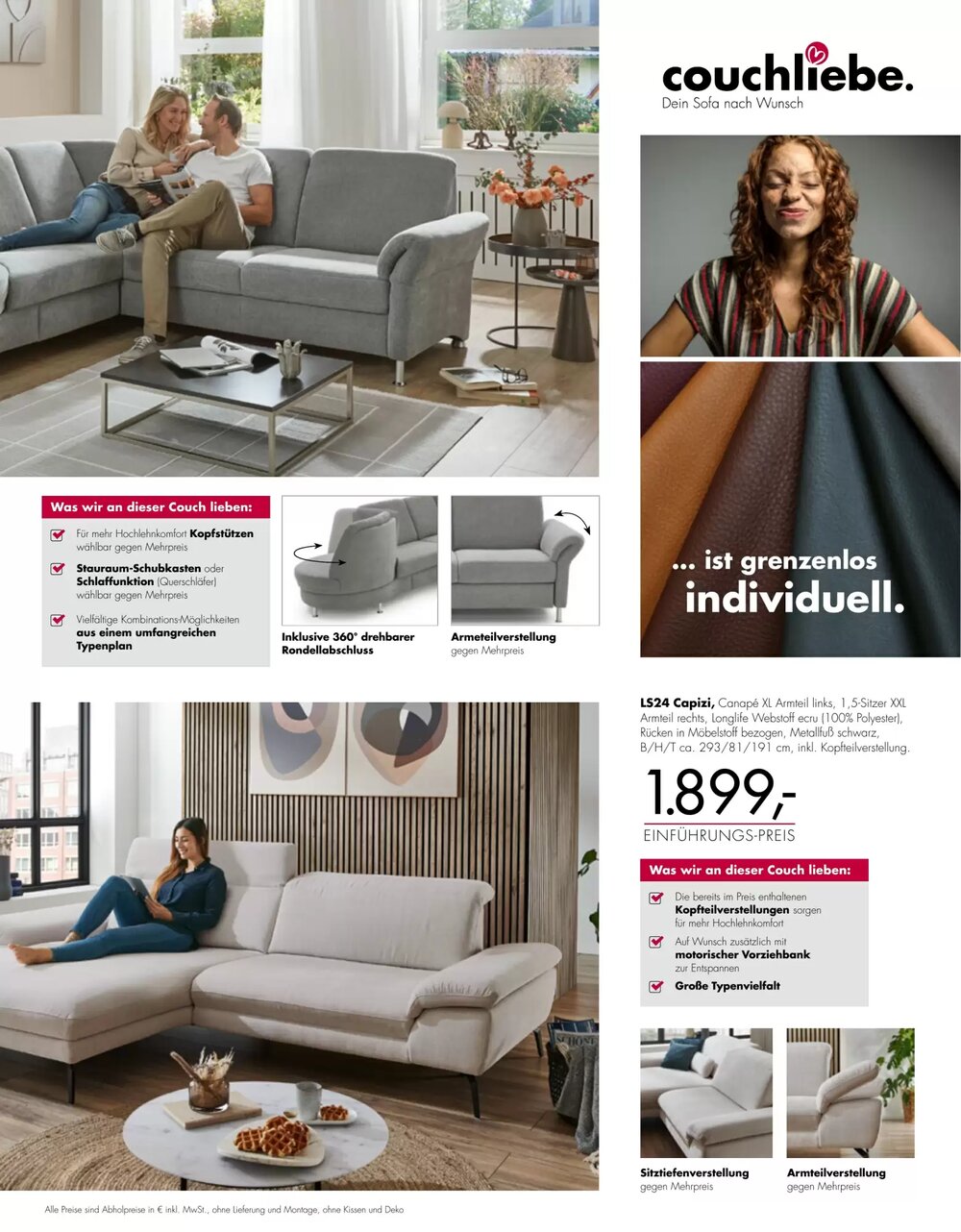Polstermöbel Fischer Flugblatt (ab 19.02.2026) - Angebote und Prospekt - Seite 9