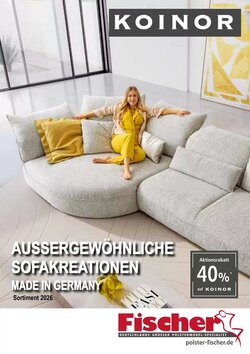 Polstermöbel Fischer Flugblatt (ab 19.02.2026) - Angebote und Prospekt