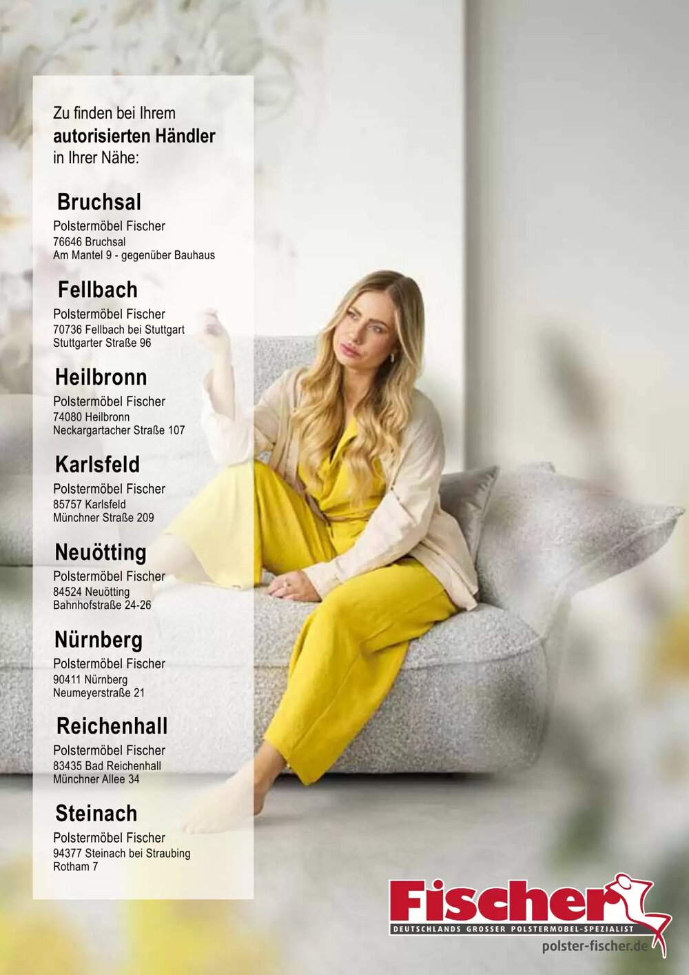 Polstermöbel Fischer Flugblatt (ab 19.02.2026) - Angebote und Prospekt - Seite 24