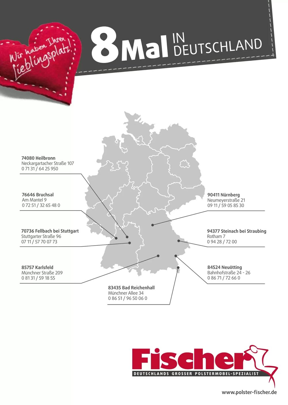 Polstermöbel Fischer Flugblatt (ab 19.02.2026) - Angebote und Prospekt - Seite 76