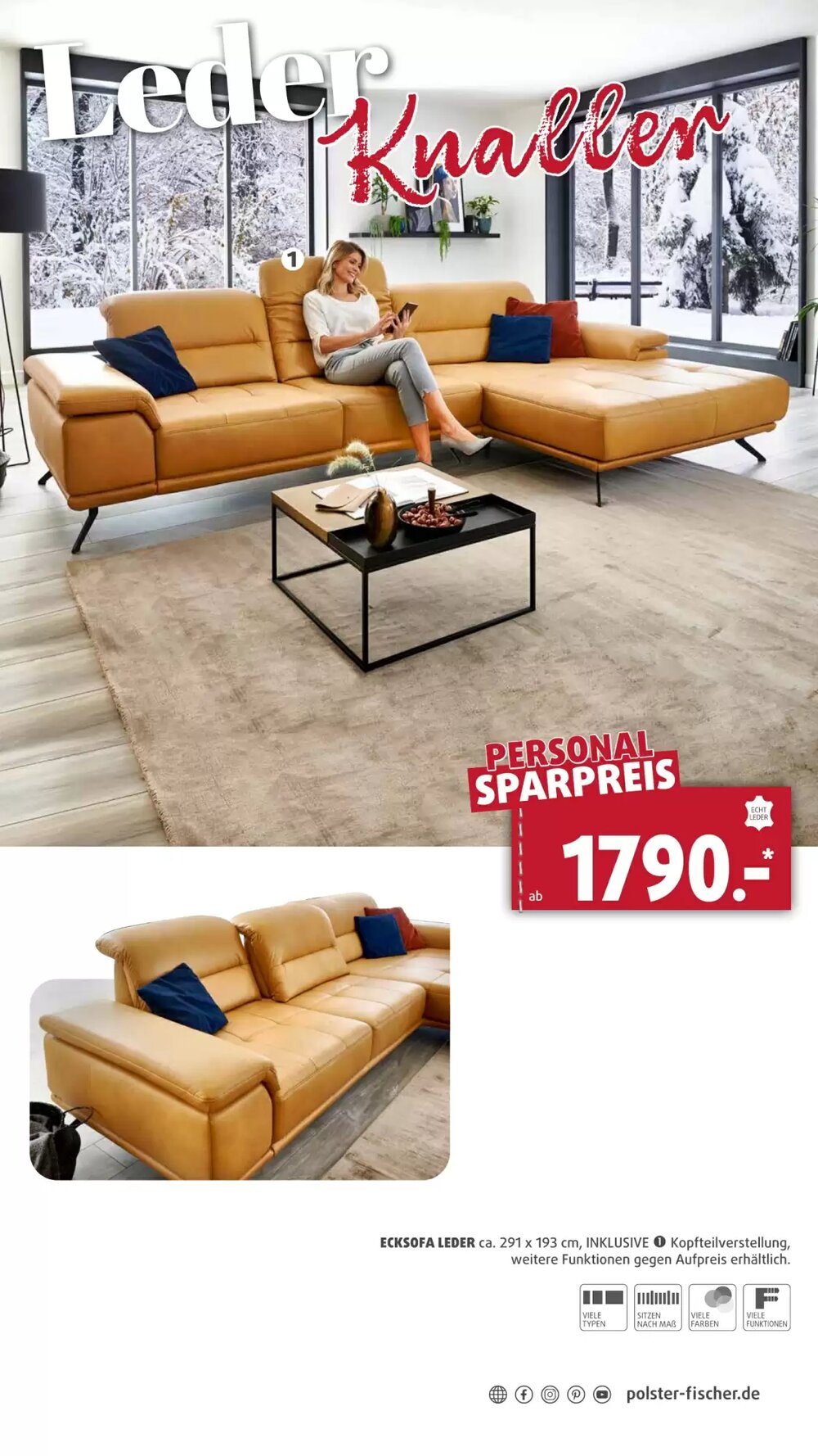 Polstermöbel Fischer Flugblatt (ab 19.02.2026) - Angebote und Prospekt - Seite 18