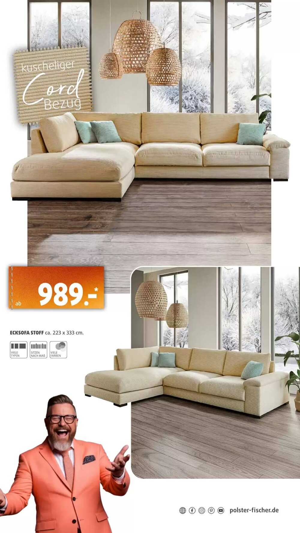 Polstermöbel Fischer Flugblatt (ab 19.02.2026) - Angebote und Prospekt - Seite 2