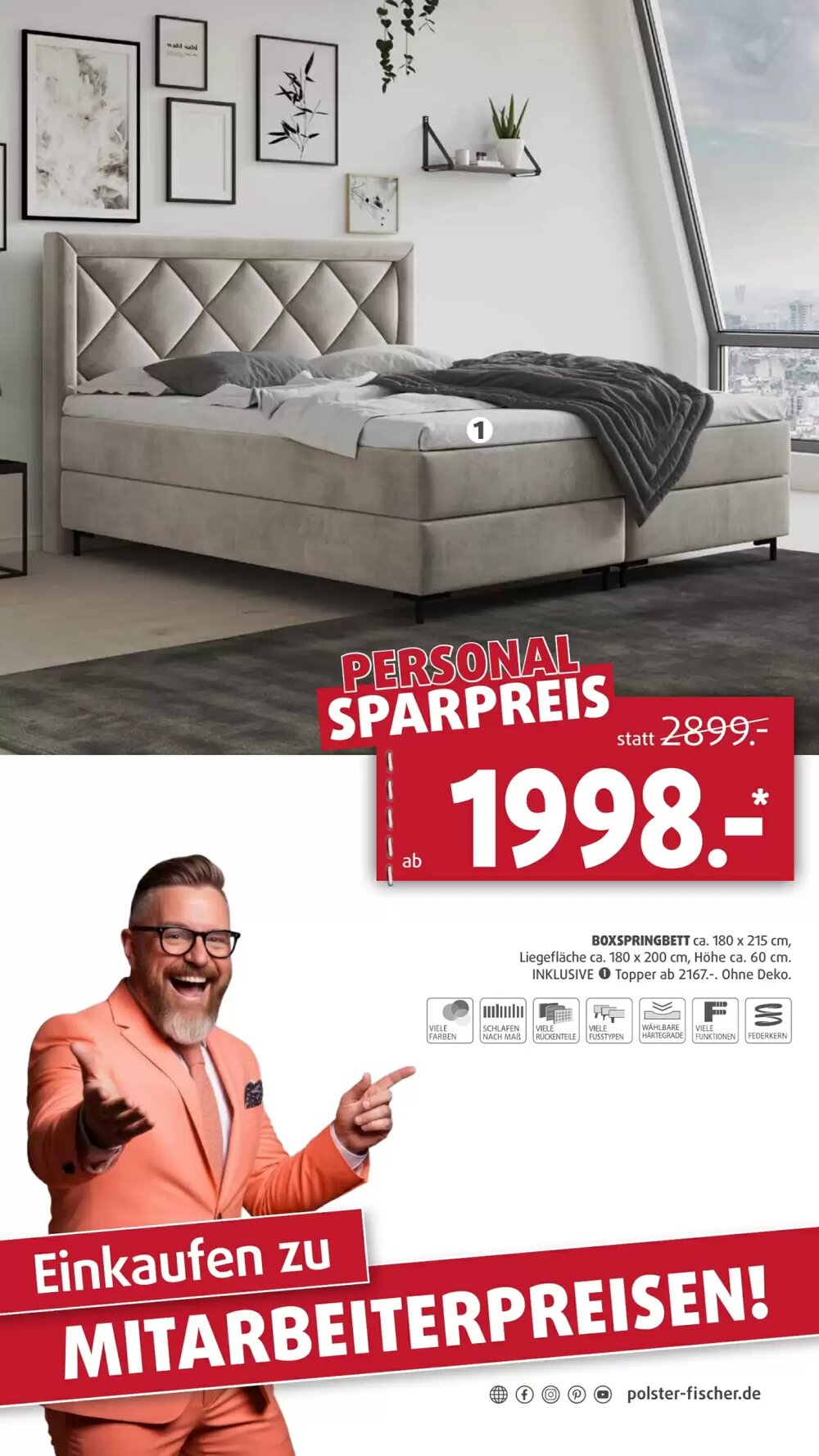 Polstermöbel Fischer Flugblatt (ab 19.02.2026) - Angebote und Prospekt - Seite 29