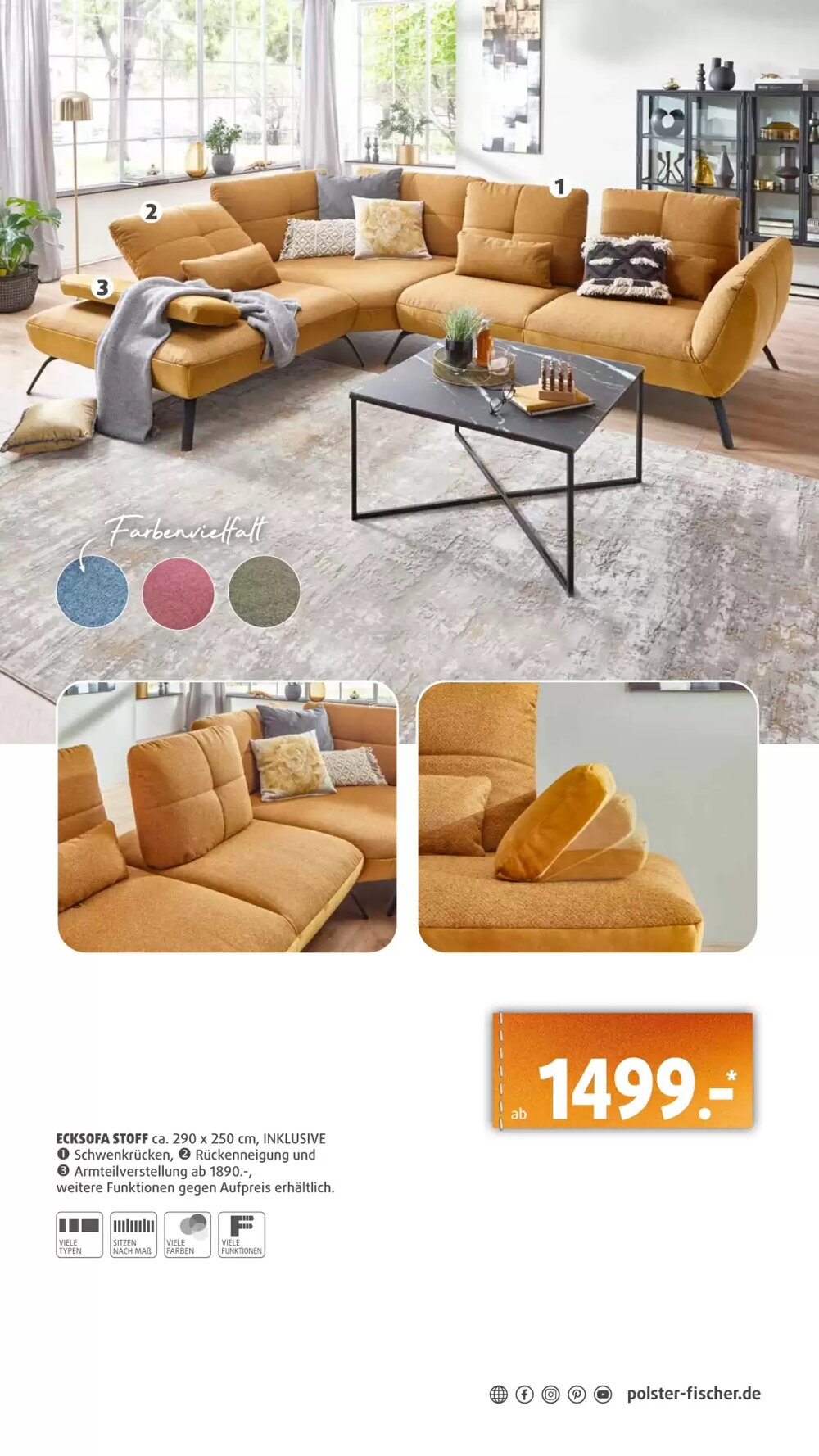 Polstermöbel Fischer Flugblatt (ab 19.02.2026) - Angebote und Prospekt - Seite 3