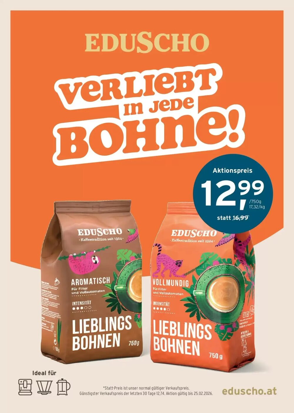 Tchibo Eduscho Flugblatt (ab 19.02.2026) - Angebote und Prospekt - Seite 17