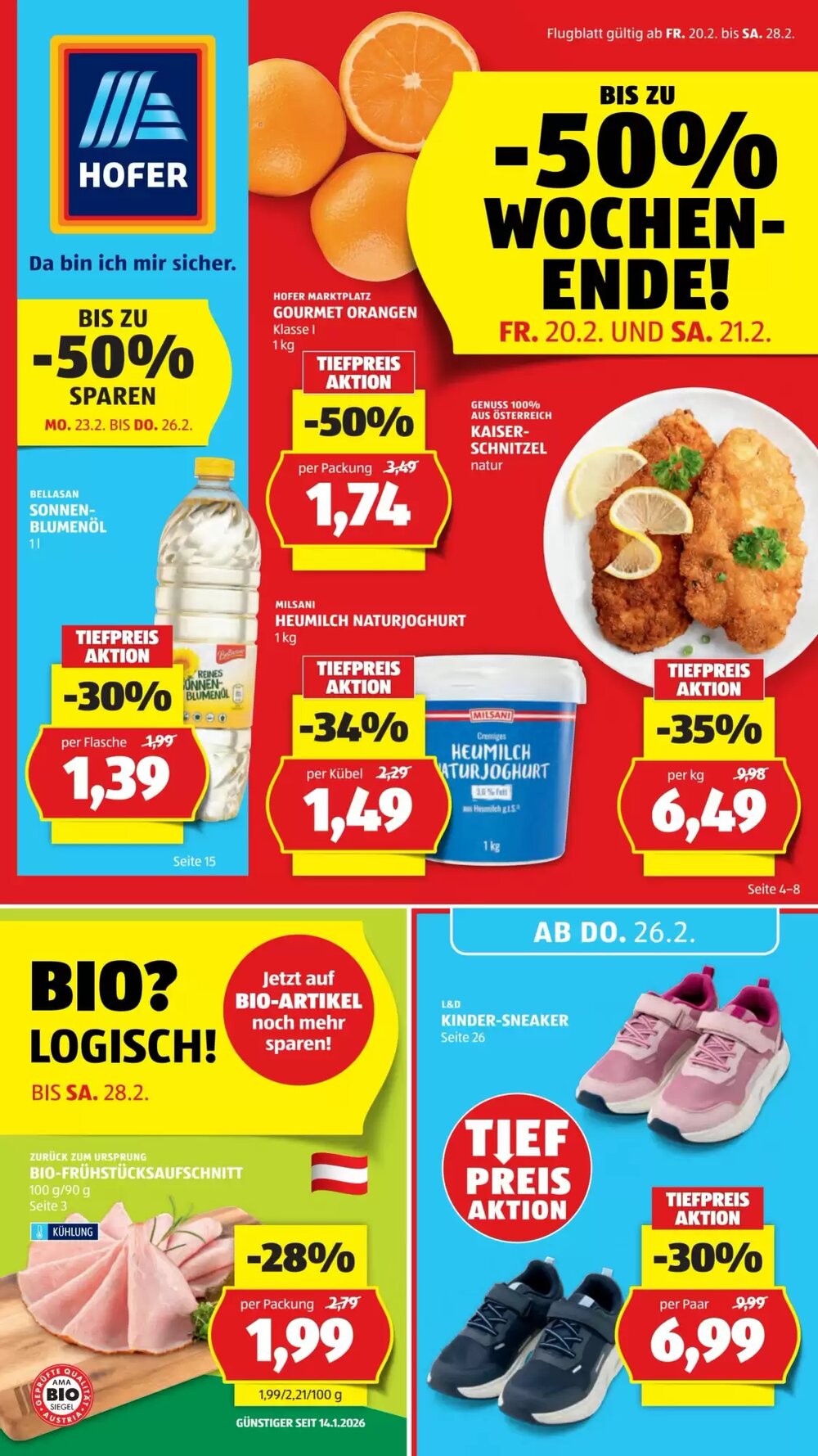 Hofer Flugblatt (ab 20.02.2026) - Angebote und Prospekt - Seite 1