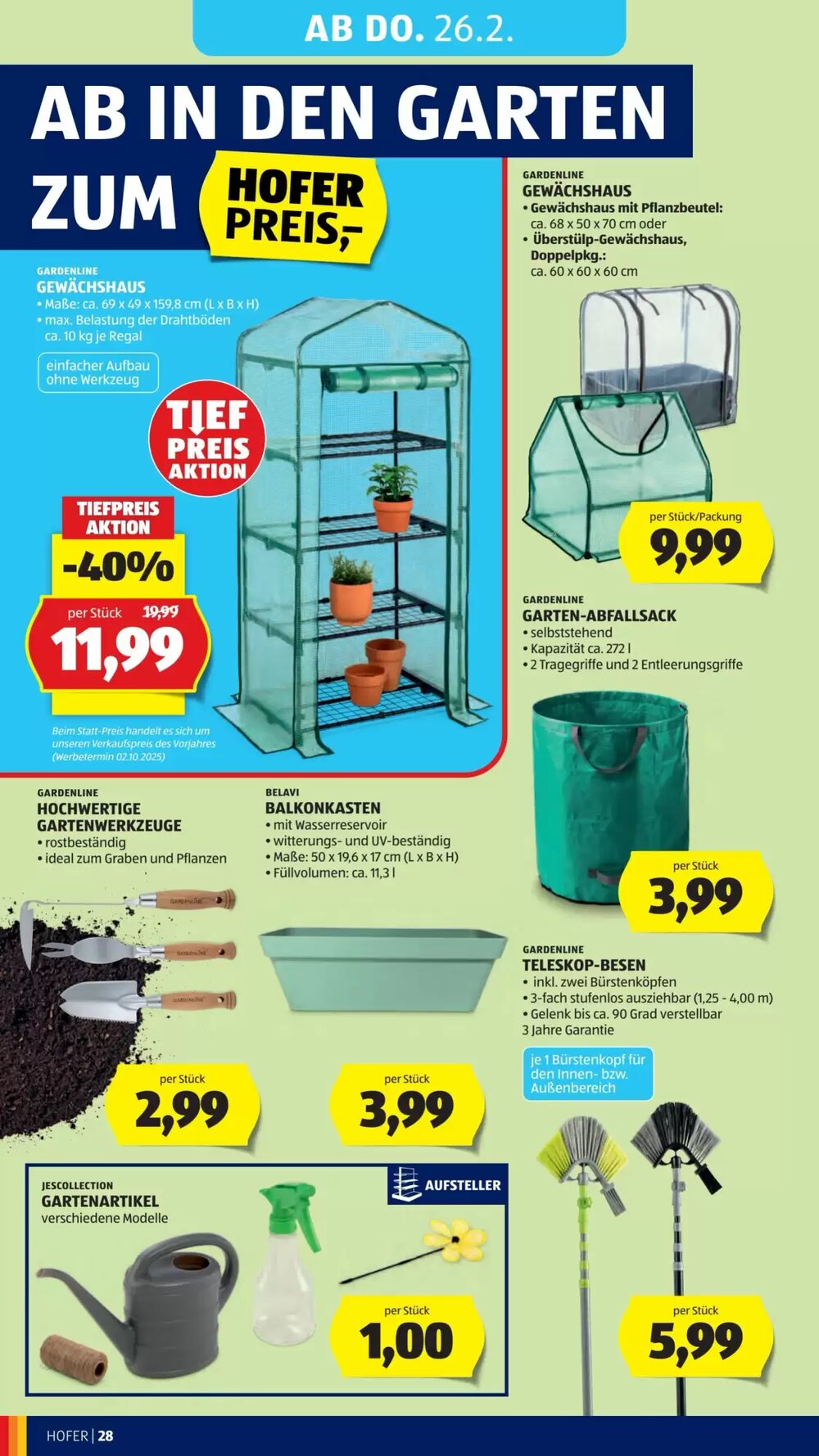 Hofer Flugblatt (ab 20.02.2026) - Angebote und Prospekt - Seite 32