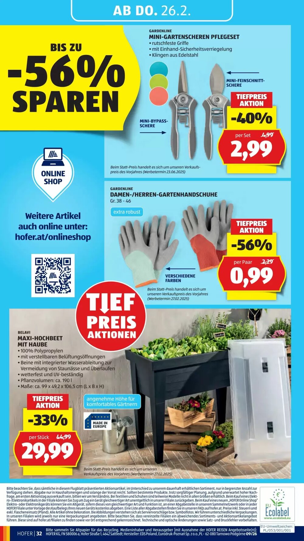 Hofer Flugblatt (ab 20.02.2026) - Angebote und Prospekt - Seite 36