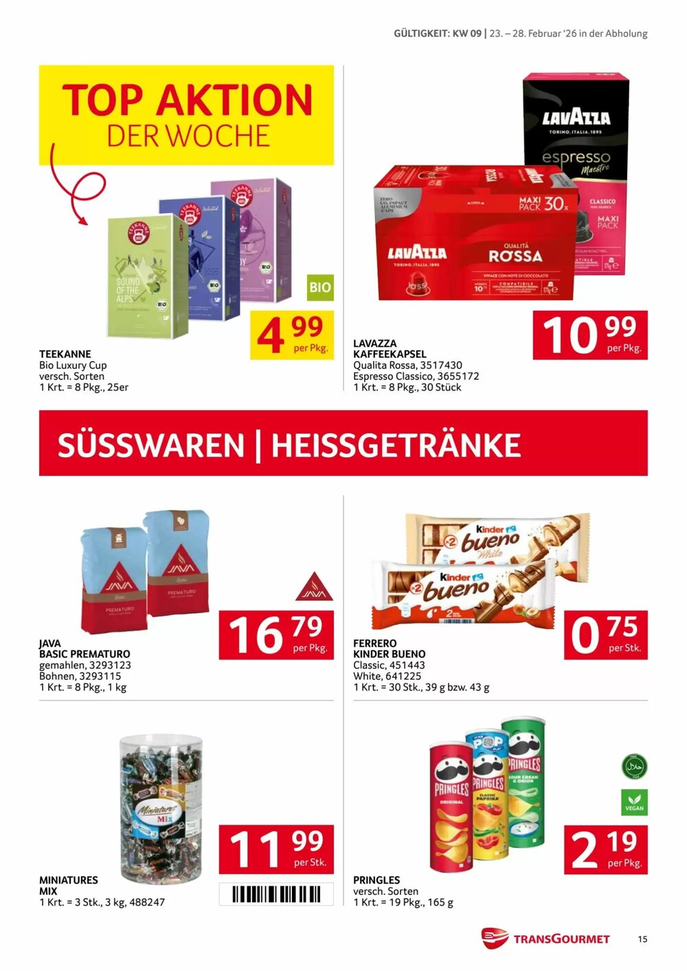 Transgourmet Flugblatt (ab 23.02.2026) - Angebote und Prospekt - Seite 15