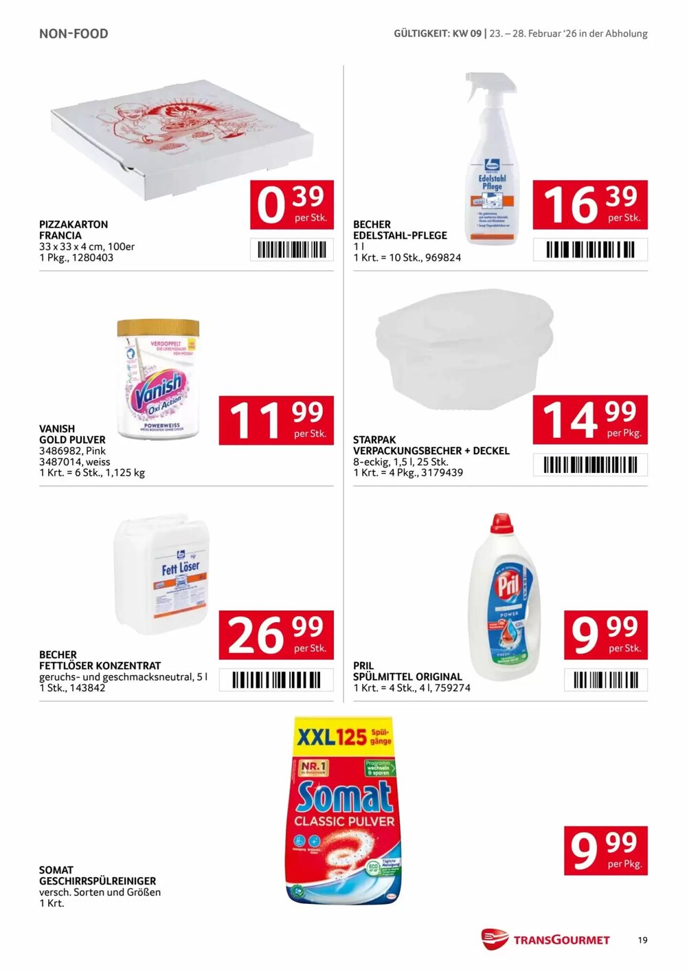 Transgourmet Flugblatt (ab 23.02.2026) - Angebote und Prospekt - Seite 19